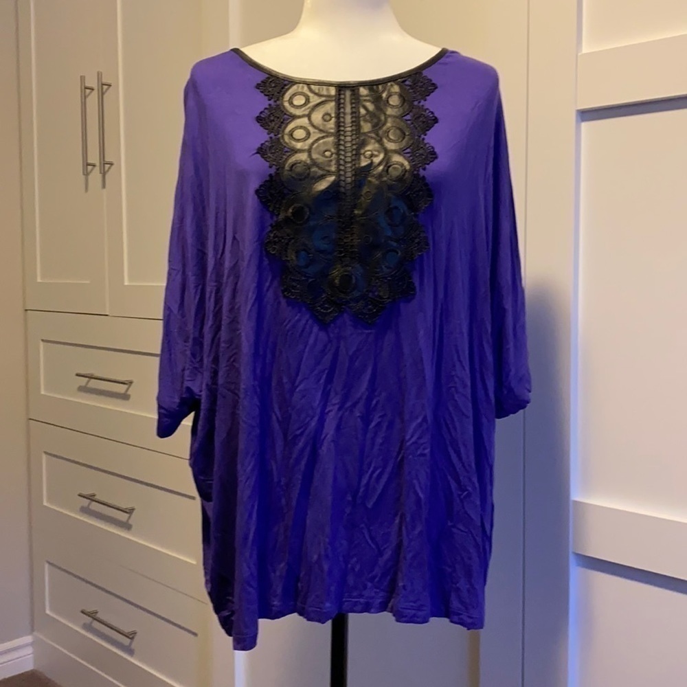 Michel Studio - Royal Purple Top​​​​​​​​​​​​​​